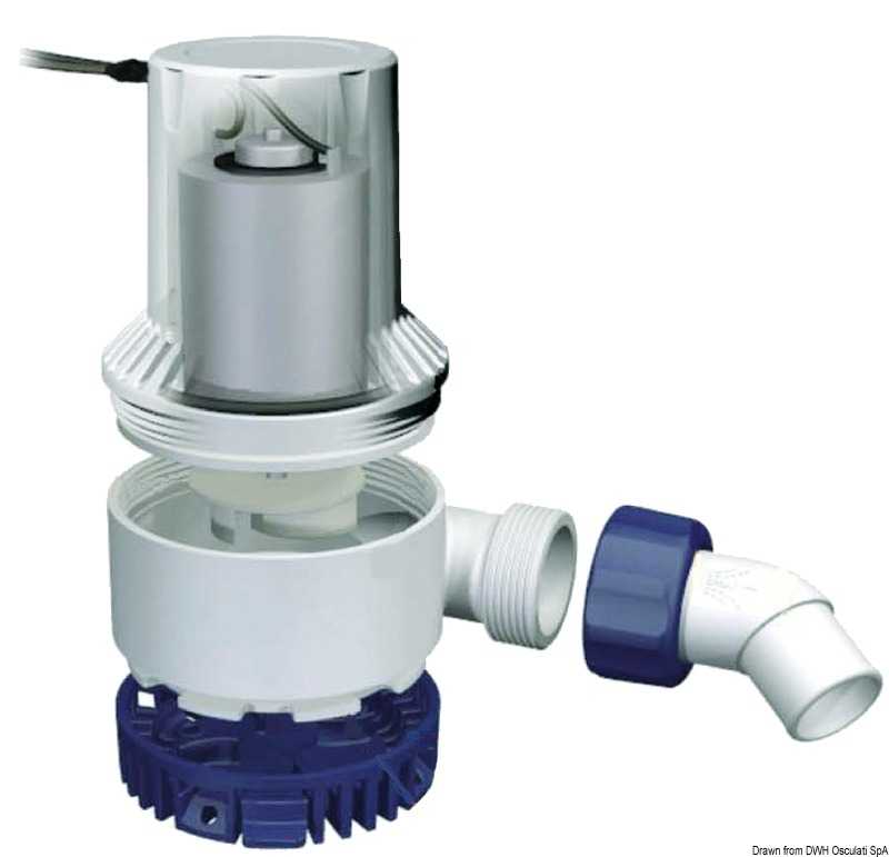 Pompe de fond de cale Attwood Heavy Duty 12V 5,7A Débit 96 L/m