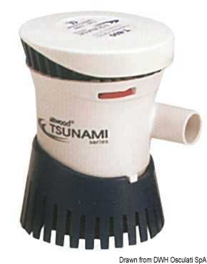 Pompe de fond de cale Attwood Tsunami 12V Débit 38 L/m