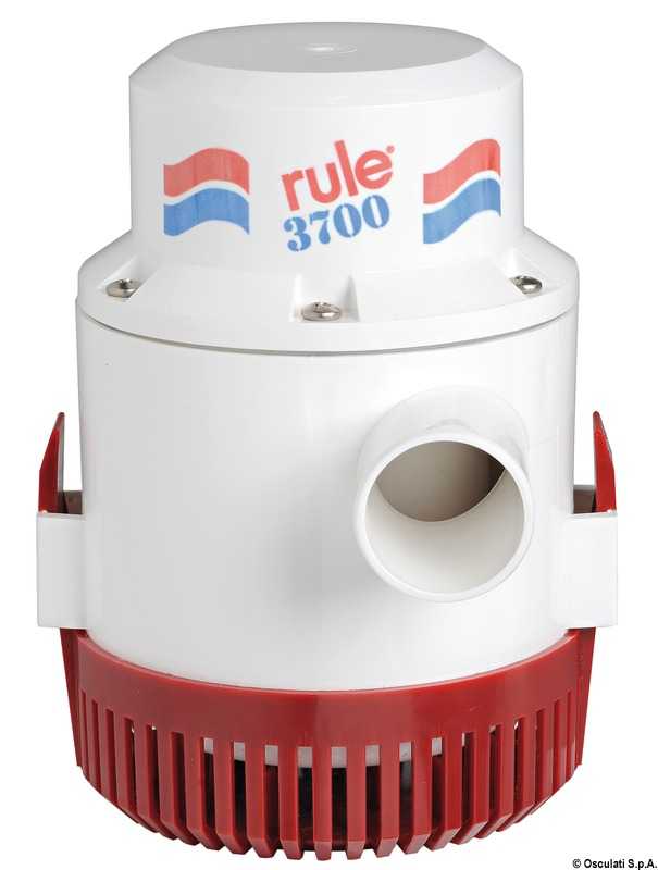 Maxi pompe immergée Rule 4000 24V Débit 256 L/m