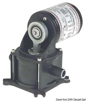 Pompe fond de cale à diaphragme Geiser 12V Débit 18 L/m