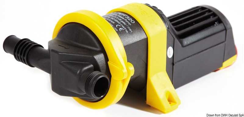 Pompe de fond de cale Whale Gulper IC 24V Débit 19 L/m