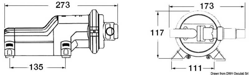 Pompe Whale Gulper 220 24V Débit 13,4 L/m