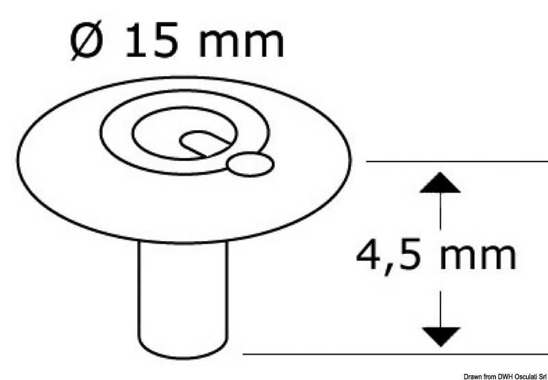 Bouton pression Q-CAP A/4-4