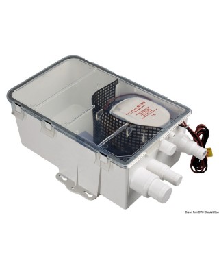 Collecteur d'eaux usées Europump Auto 12V Débit 48 L/m