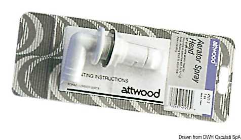 Tête spray pour pompes aératrices Attwood