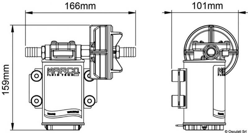 Elecropompe auto-amorçable 12V 15 L/min