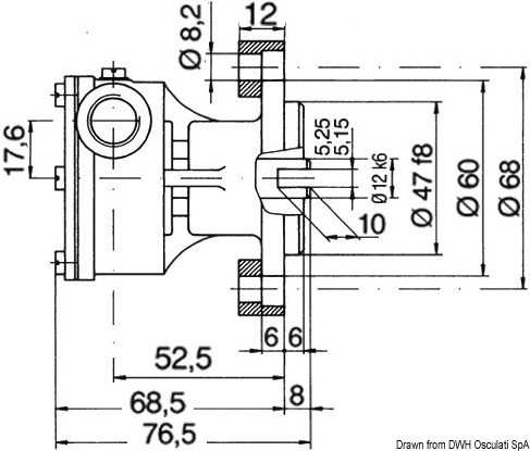 Pompe Nauco FPR038/034 bouche 3/8" 29470-2531 F4B-9-10-35355-01