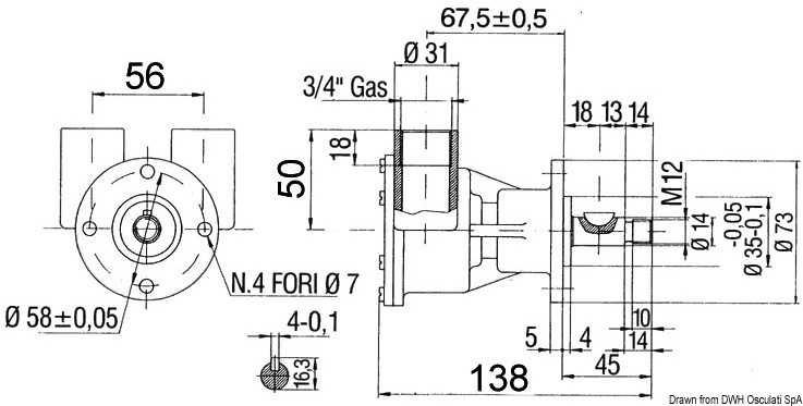 Pompe Nauco FPR044 F5B-9-10-24184-1 MVM-F5B-9-24086-1