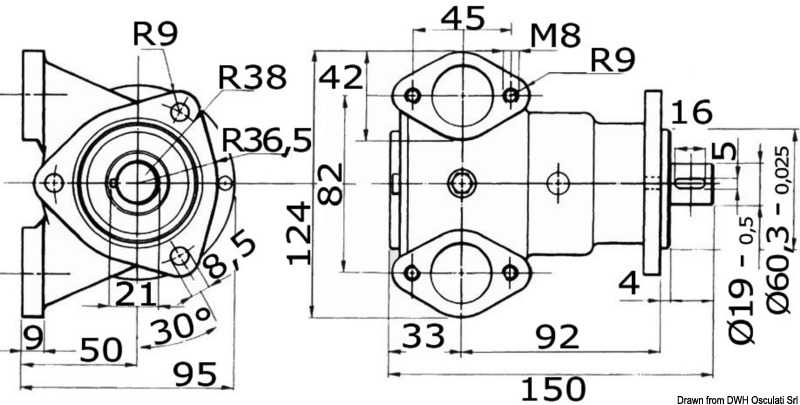 Pompe Nauco FPR050F F7B-9-10-24183-1/10-24014-1