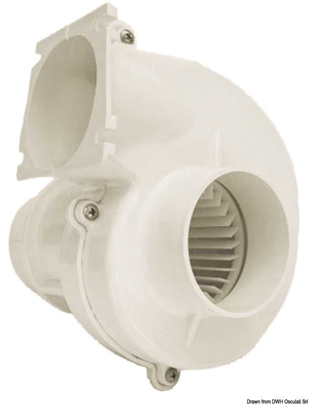 Ventilateur aspirant gaz de cale 12V Débit 260 m3/h homologué RINA