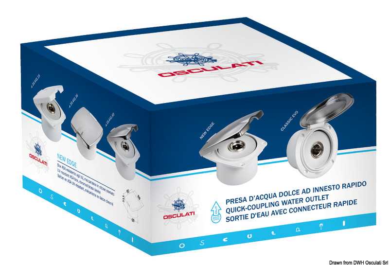 Prise d'eau inox Classic Evo pour lavage pont