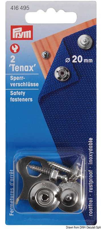 Boutons à pression Tenax blister 2+2