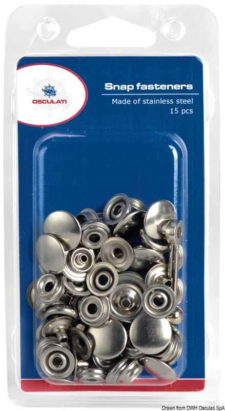 Kit 15 boutons pression Prym et outil de fixation blister