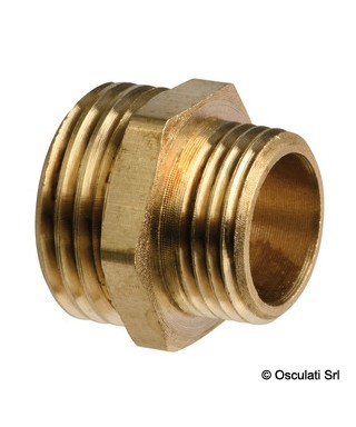 Mamelon laiton double 1/4" x 3/8"