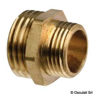 Mamelon laiton double 1/4" x 3/8"