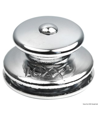 50 Boutons femelle Loxx en inox 15 mm