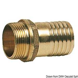 Embout mâle en laiton moulé 1/2" x 20 mm