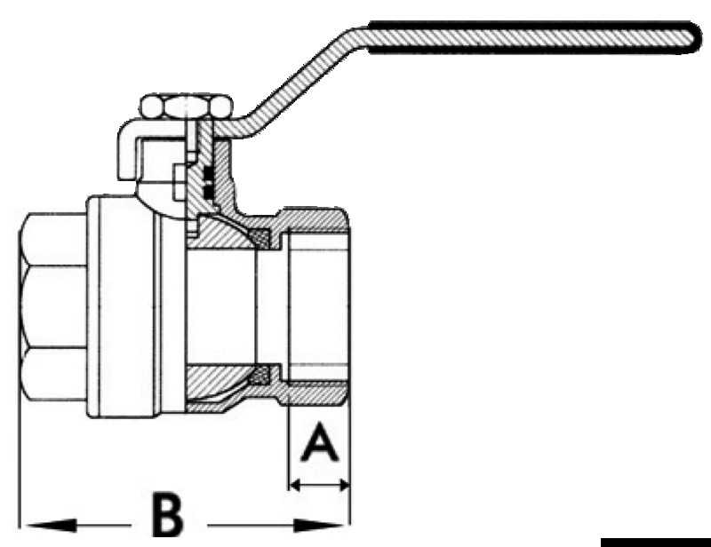 Vanne à bille laiton nickelé 3/8"