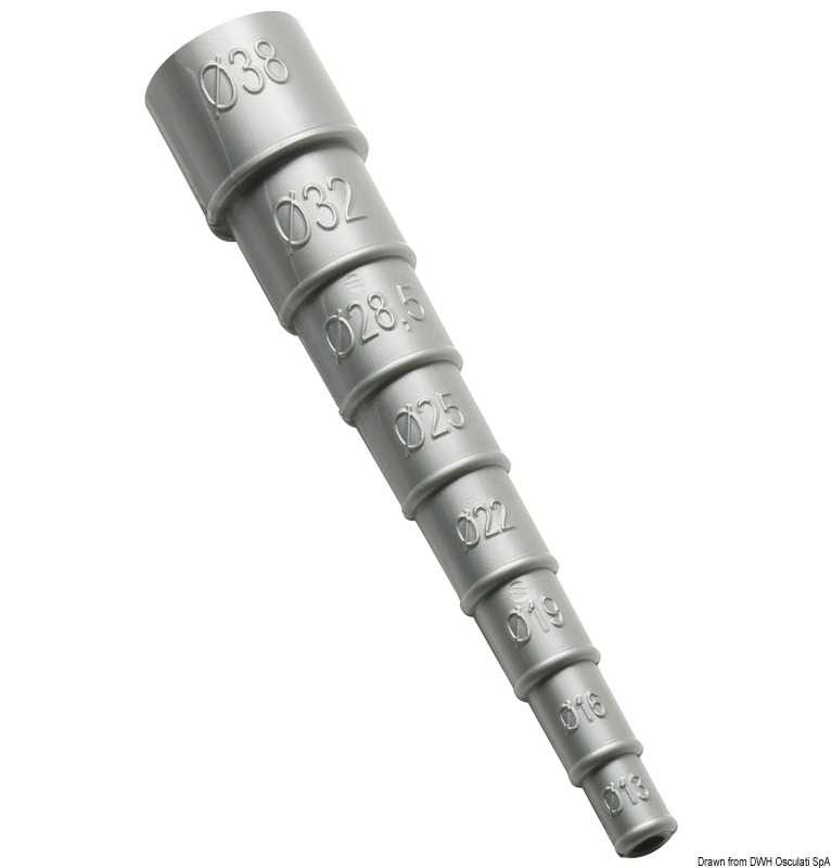Adaptateur universel avec embout de 13 à 38 mm