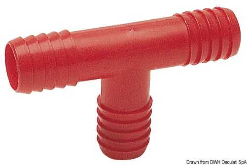 Raccord T nylon 12 mm