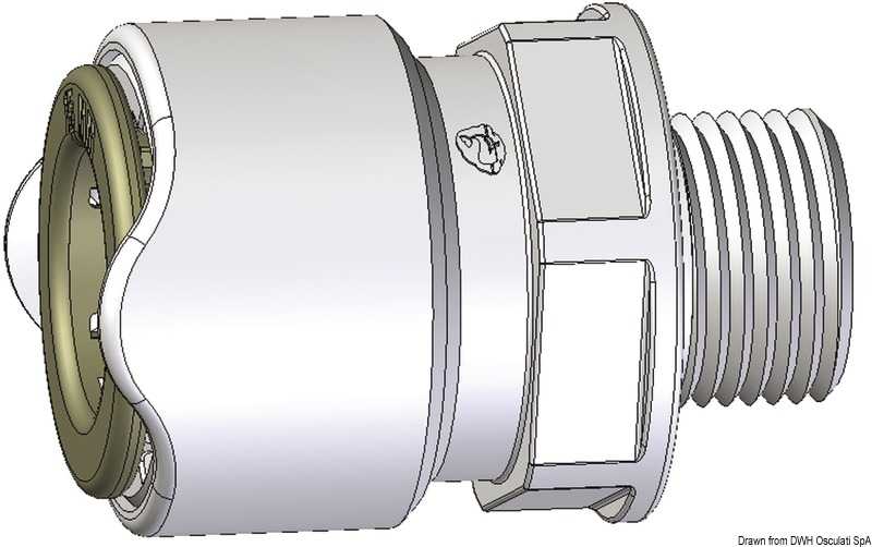 Adaptateur mâle 1/2" Whale BSP