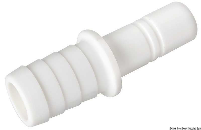 Raccord cylindrique droit pour tuyau flexible 20 mm
