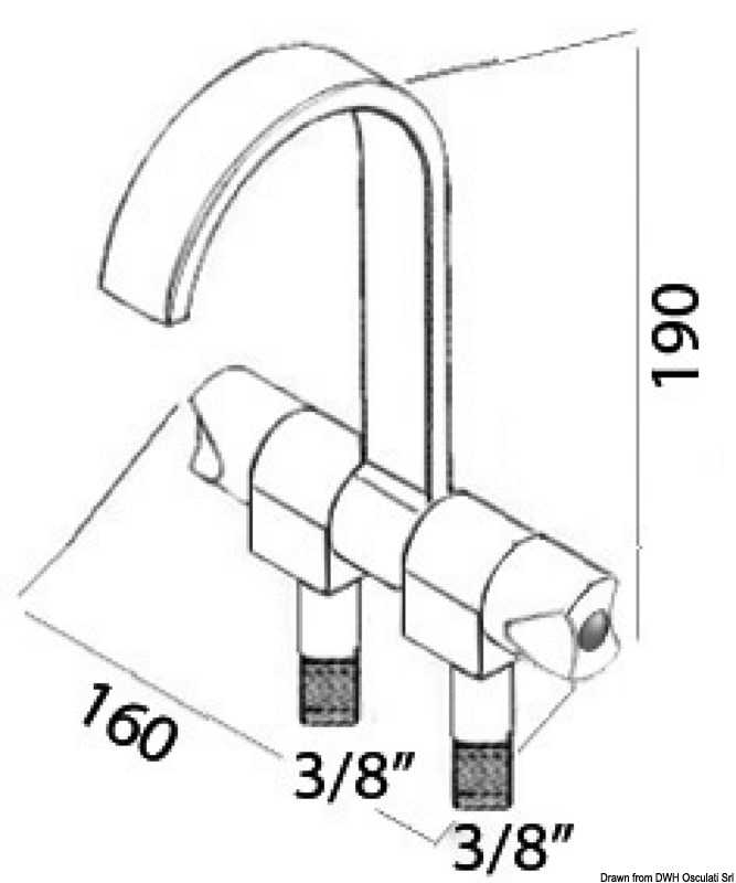 Robinet Style eau chaude et froide