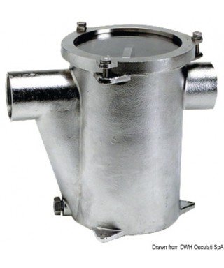 Filtre eau refroidissement moteur Inox 316 RINA 3/4"