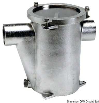 Filtre eau refroidissement moteur Inox 316 RINA 2"