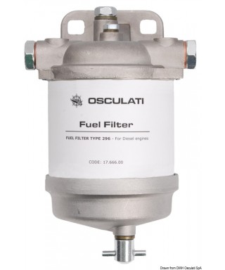 Filtre gasoil CAV 296 avec évacuation Débit 50L/h - optimale