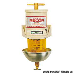 Filtre pour gasoil RACOR 500MA Débit 180L/h - continu