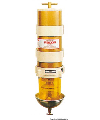 Filtre pour gasoil RACOR 1000MA Débit 540L/h - continu