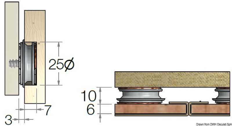 10 Vis spéciales ultra-plate Fastmount p.VL-03