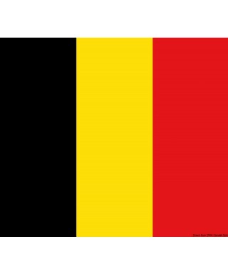 Pavillon Belgique 80 x 120 cm en tissu de polyester teintes indélébiles