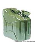 Jerrican essence 10 litres en tôle vernie verte type militaire