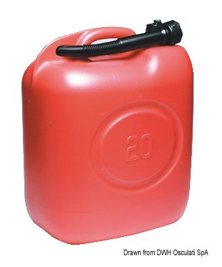 Jerrican pour carburant Eltex 10 litres avec bec verseur articulé