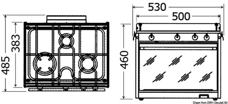 CuisinièreTECHIMPEX Topline 3 feux