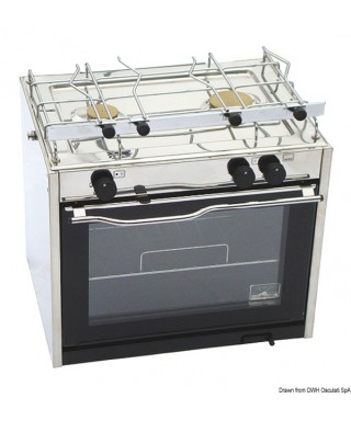 CuisinièreTECHIMPEX Compact 2 feux avec four