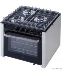 Cuisinière à gaz avec four cardan 3 feux