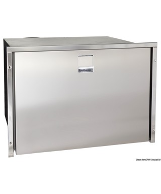 Réfrigérateur avec icemaker ISOTHERM DR55 inox 70 L 12/24V