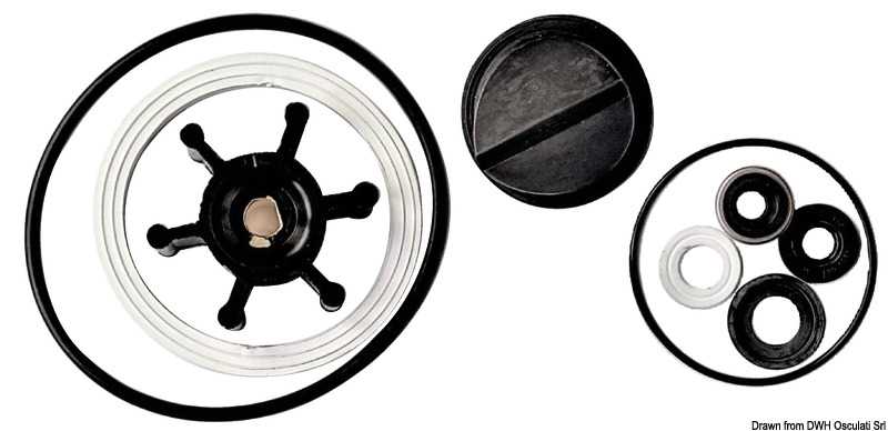 Kit joints et valve rechange pour W.C. électriques