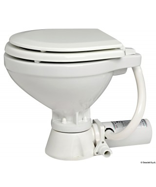 WC électrique compact siège bois 12V