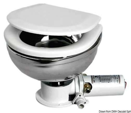 WC électrique Compact cuvette inox 12V