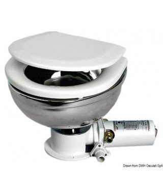 WC électrique Compact cuvette inox 24V