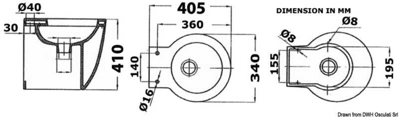 WC électrique Slim 12V