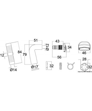 Kit admission eau propre blanc TECMA