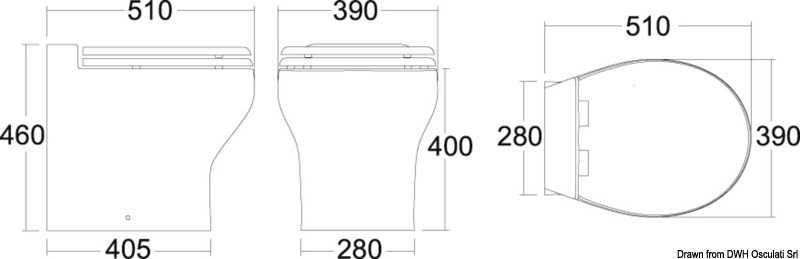 WC électrique TECMA Silence Plus 2G bidet 12V