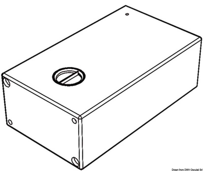 Réservoir eaux usées 130 L 880x500mm