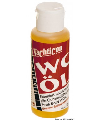 YACHTICON WC OIL pour lubrifier et nettoyer wc joints pompes