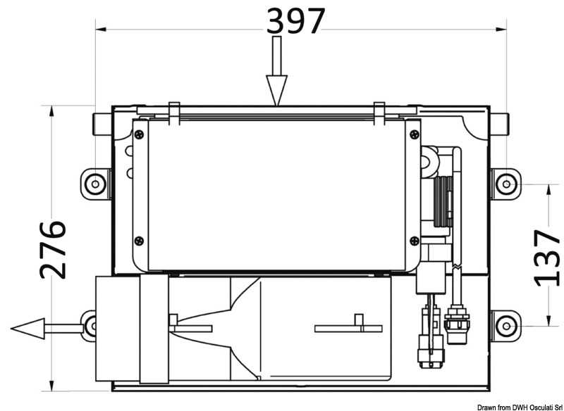 Climatisateur marin SPLIT + écran de contrôle 220V 8000 BTU